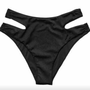 Victoria's Secret Black Bikini Bottom cut out sides